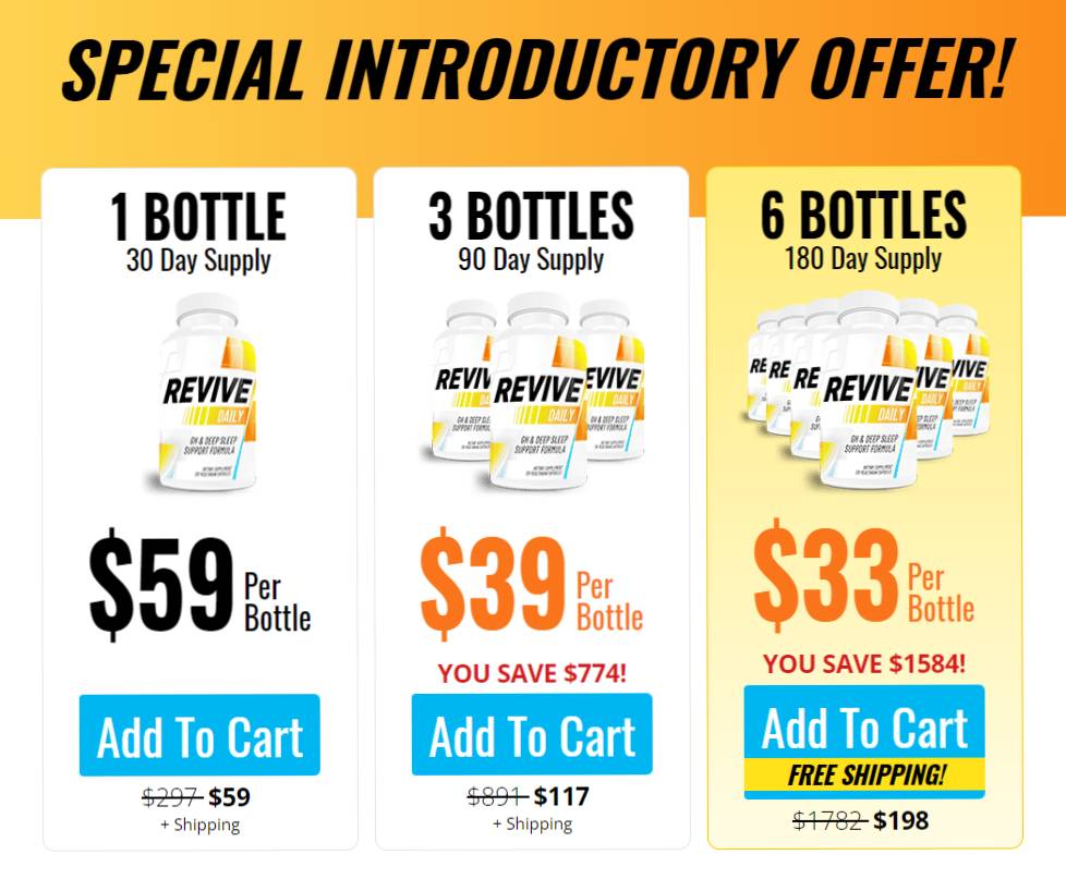 Revive Daily special offer package